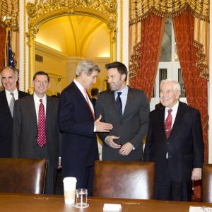 Ben Affleck and John Kerry