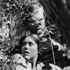 Still of Jenny Agutter and Michael York in Logans Run 1976