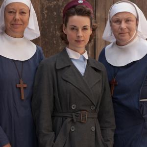 Still of Jenny Agutter Pam Ferris and Jessica Raine in Call the Midwife 2012