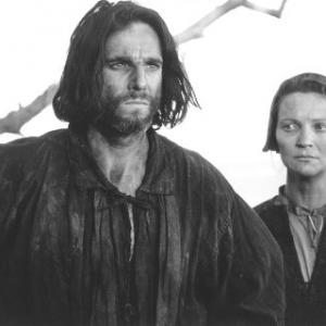 Still of Joan Allen and Daniel DayLewis in The Crucible 1996