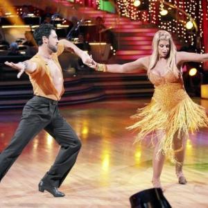 Still of Kirstie Alley and Maksim Chmerkovskiy in Dancing with the Stars (2005)