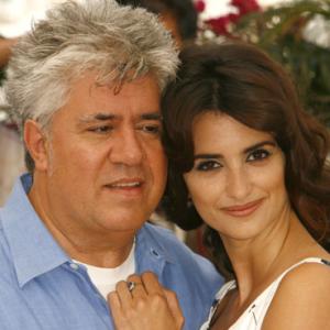 Pedro Almodvar and Penlope Cruz at event of Volver 2006