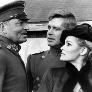 Still of James Mason, Ursula Andress and George Peppard in The Blue Max (1966)