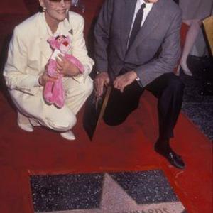 Blake Edwards and Julie Andrews at Hollywood Walk of Fame Ceremony 04031991