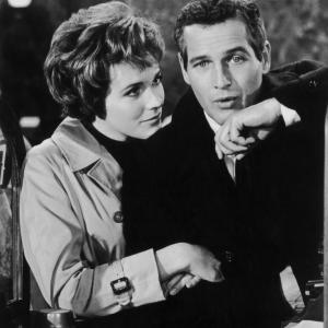 Still of Alfred Hitchcock Paul Newman and Julie Andrews in Torn Curtain 1966