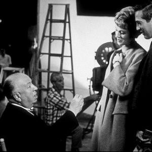 Torn Curtain Julie Andrews Paul Newman and Director Alfred Hitchcock 1966 Universal