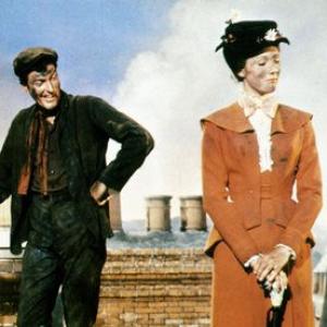 Mary Poppins Dick Van Dyke Julie Andrews 1964 Disney