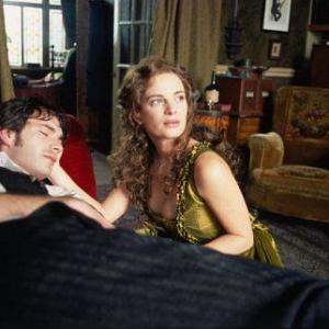 Still of Gabrielle Anwar and James DArcy in Sherlock 2002