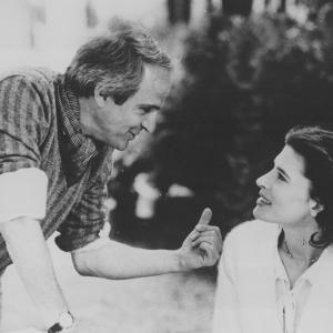 Still of François Truffaut and Fanny Ardant in Vivement dimanche! (1983)