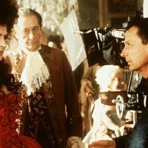 Fanny Ardant Patrice Leconte and Jean Rochefort in Ridicule 1996