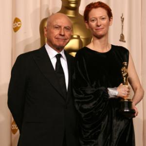 Alan Arkin and Tilda Swinton at event of The 80th Annual Academy Awards (2008)