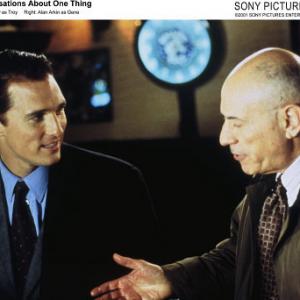 Still of Matthew McConaughey and Alan Arkin in Thirteen Conversations About One Thing (2001)
