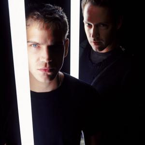 Still of Scott Bairstow and DB Sweeney in Harsh Realm 1999