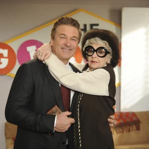Alec Baldwin and Elaine Stritch at event of 30 Rock 2006