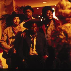 Still of Stephen Baldwin, Tommy 'Tiny' Lister, Tone Loc and Charles Lane in Posse (1993)
