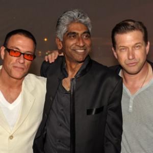 LR Actor JeanClaude Van Damme producer Ashok Amritraj and actor Stephen Baldwin attend the Variety Celebrates Ashok Amritraj event held at the Martini Terraza during the 63rd Annual International Cannes Film Festival on May 16 2010 in Cannes France