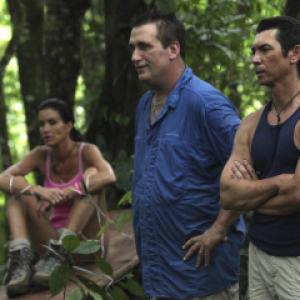 Still of Stephen Baldwin, Lou Diamond Phillips and Janice Dickinson in I'm a Celebrity, Get Me Out of Here! (2003)