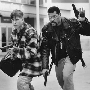 Still of Stephen Baldwin and Laurence Fishburne in Fled 1996