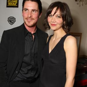 Christian Bale and Maggie Gyllenhaal