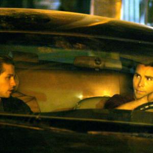 Still of Christian Bale and Freddy Rodrguez in Harsh Times 2005