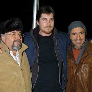 Christian Bale Julio Fernandez and Carlos Fernandez at event of The Machinist 2004