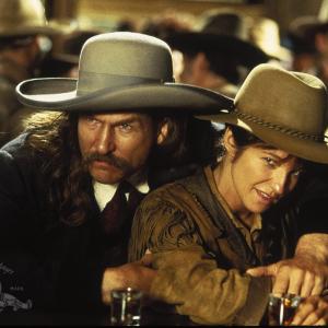 Still of Ellen Barkin and Jeff Bridges in Wild Bill (1995)