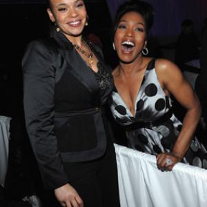 Angela Bassett and Faith Evans at event of Notorious 2009