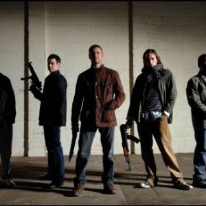 Sean Bean, Danny Dyer, Sean Harris, Lennie James and Rupert Friend in Outlaw (2007)