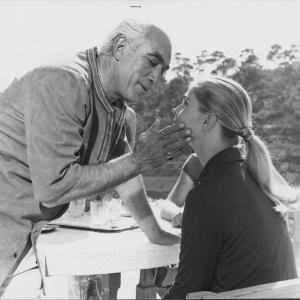 Still of Anthony Quinn and Candice Bergen in The Magus (1968)