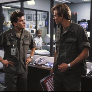 Still of Charlie Sheen and Michael Biehn in Navy Seals 1990