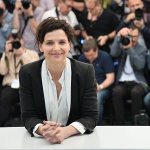 Juliette Binoche The Clouds and Michael Buckner at event of Clouds of Sils Maria 2014