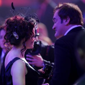 Quentin Tarantino and Helena Bonham Carter