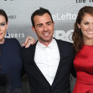 Liv Tyler, Amy Brenneman and Justin Theroux at event of The Leftovers (2014)