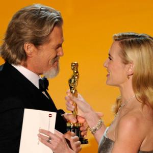 Jeff Bridges and Kate Winslet at event of The 82nd Annual Academy Awards 2010