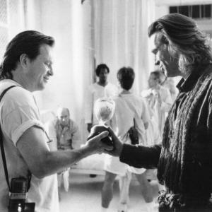 Still of Jeff Bridges and Terry Gilliam in The Fisher King 1991