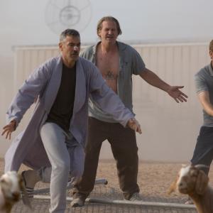 Still of George Clooney Ewan McGregor and Jeff Bridges in The Men Who Stare at Goats 2009