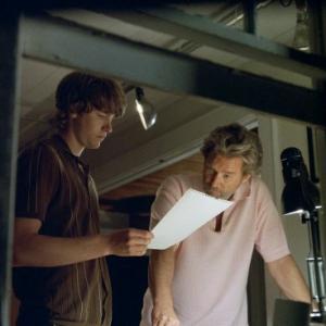 Still of Jeff Bridges and Jon Foster in The Door in the Floor 2004
