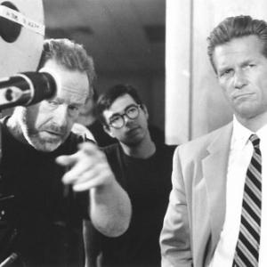 Jeff Bridges and Ridley Scott in White Squall 1996