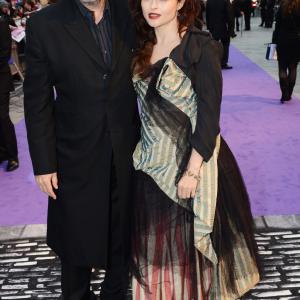 Helena Bonham Carter and Tim Burton at event of Nakties seseliai (2012)