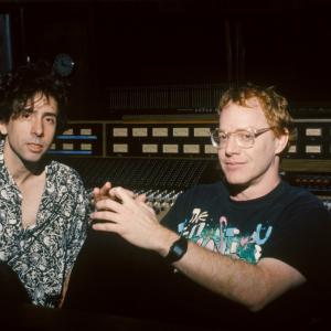 Still of Tim Burton and Danny Elfman in The Nightmare Before Christmas 1993