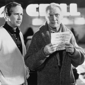Still of Chevy Chase and Jack Palance in Cops and Robbersons 1994