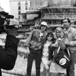 Still of Chevy Chase, Beverly D'Angelo, Dana Hill and Jason Lively in European Vacation (1985)