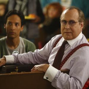 Still of Chevy Chase and Danny Pudi in Community (2009)