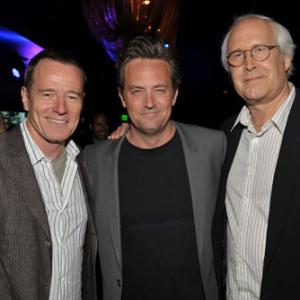Chevy Chase Matthew Perry and Bryan Cranston