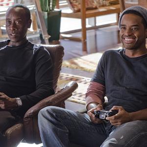 Still of Don Cheadle Larenz Tate and Randy Tepper in House of Lies Wonders of the World 2013