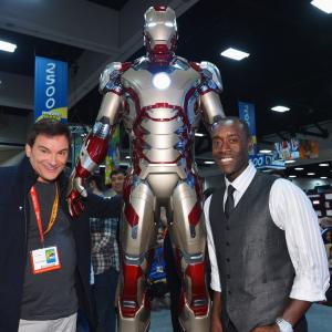 Don Cheadle and Shane Black at event of Gelezinis zmogus 3 2013