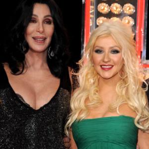 Cher and Christina Aguilera at event of Burleska (2010)