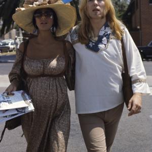 Cher (pregnant with Elijah) and Gregg Allman