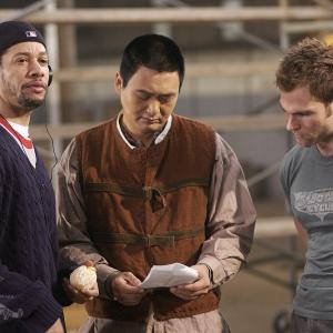Still of Yun-Fat Chow, Seann William Scott and Paul Hunter in Bulletproof Monk (2003)