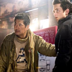 Still of Yun-Fat Chow and Justin Chatwin in Dragonball Evolution (2009)